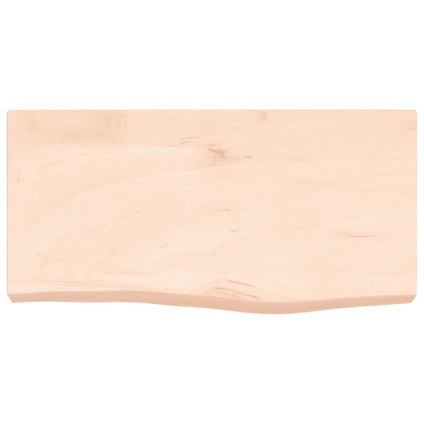 Waschtischplatte 60x30x(2-6) cm Massivholz Unbehandelt