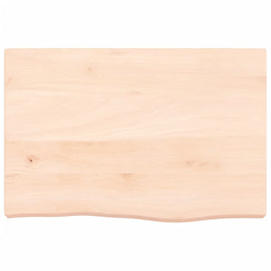 vidaXL Plan de vasque 60x40x(2-6) cm Bois massif brut