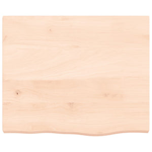 Waschtischplatte 60x50x(2-4) cm Massivholz Unbehandelt