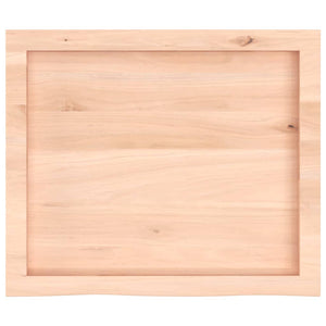 Waschtischplatte 60x50x(2-4) cm Massivholz Unbehandelt