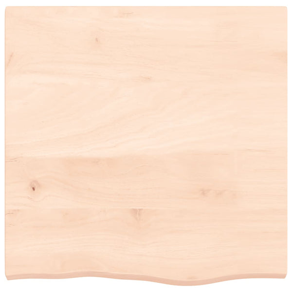 Waschtischplatte 60x60x(2-4) cm Massivholz Unbehandelt