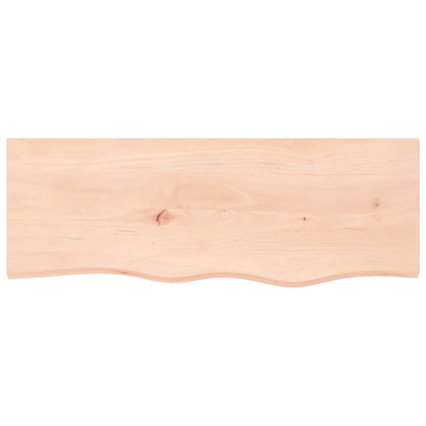 Waschtischplatte 80x30x2 cm Massivholz Unbehandelt