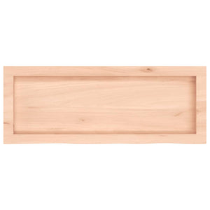 Waschtischplatte 80x30x(2-4) cm Massivholz Unbehandelt