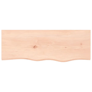 Waschtischplatte 80x30x(2-6) cm Massivholz Unbehandelt