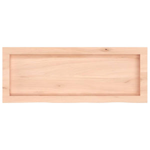 Waschtischplatte 80x30x(2-6) cm Massivholz Unbehandelt
