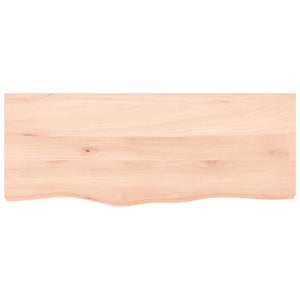 Waschtischplatte 100x40x(2-4) cm Massivholz Unbehandelt