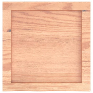 Waschtischplatte Hellbraun 40x40x(2-4) cm Massivholz Behandelt