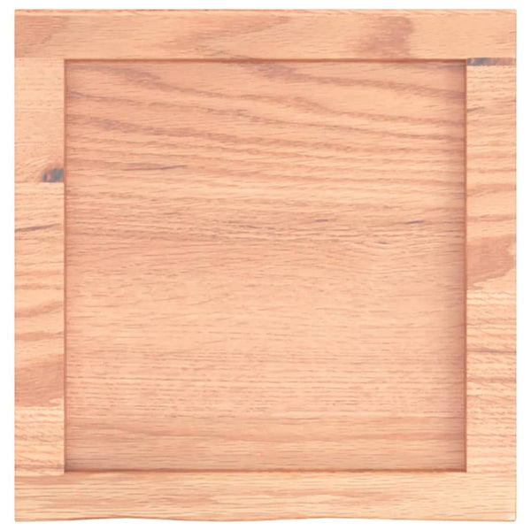 Waschtischplatte Hellbraun 40x40x(2-4) cm Massivholz Behandelt