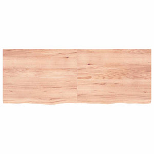 Waschtischplatte Hellbraun 160x60x(2-4) cm Massivholz Behandelt