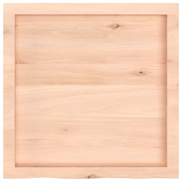 Tischplatte 60x60x(2-6) cm Massivholz Eiche Unbehandelt