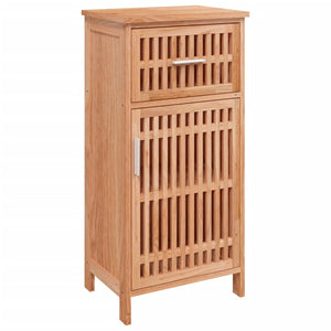vidaXL Meuble de salle de bain 3 pcs Bois de noyer massif