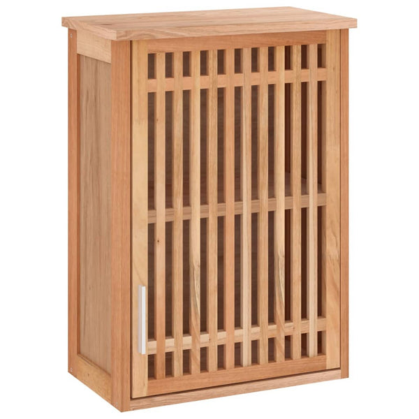 vidaXL Ensemble de meubles de salle de bain 5 pcs Bois massif Noyer