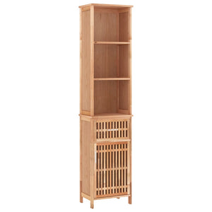 vidaXL Ensemble de meubles de salle de bain 5 pcs Bois massif Noyer