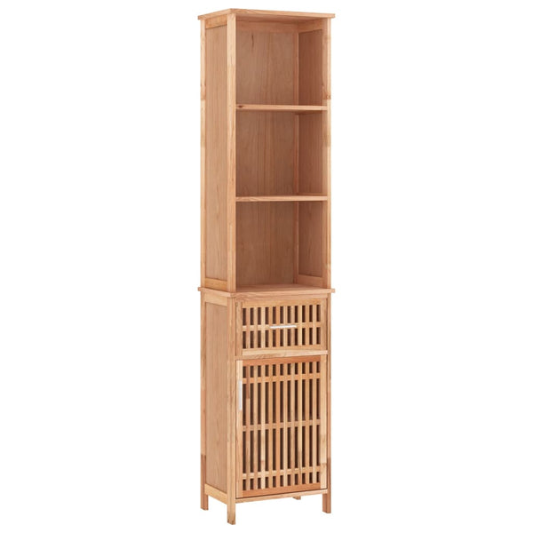 vidaXL Ensemble de meubles de salle de bain 5 pcs Bois massif Noyer