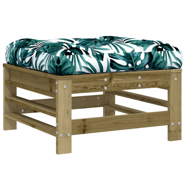 vidaXL Salon de jardin 10 pcs avec coussins, bois de pin imprégné