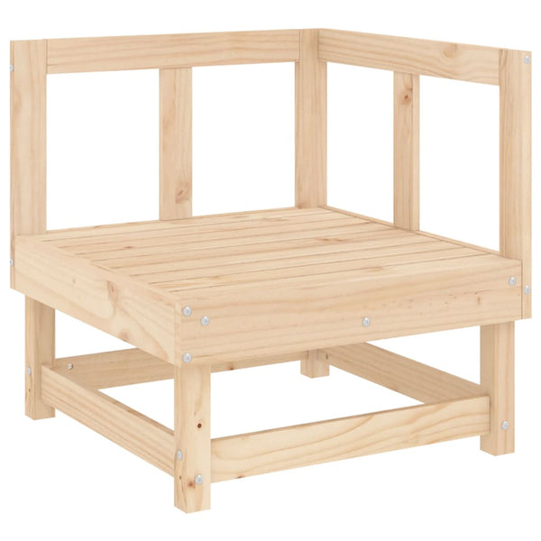 11-tlg. Garten-Lounge-Set Massivholz Kiefer