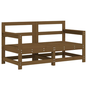 7-tlg. Garten-Lounge-Set Honigbraun Massivholz Kiefer