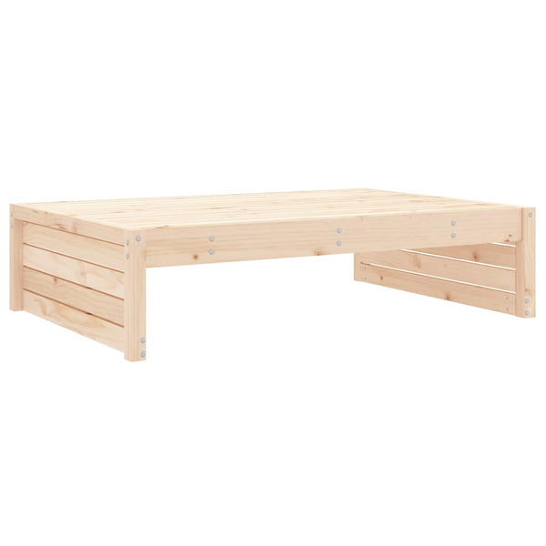 2-tlg. Garten-Lounge-Set Massivholz Kiefer
