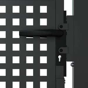 vidaXL Portail de jardin anthracite 100x175 cm acier