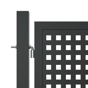vidaXL Portail de jardin anthracite 300x100 cm acier
