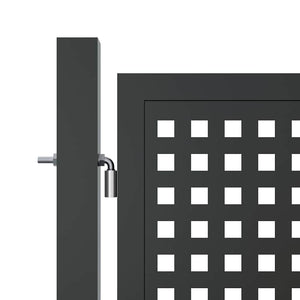 Gartentor Anthrazit 300x175 cm Stahl