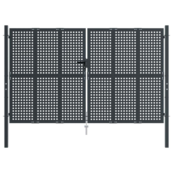 Gartentor Anthrazit 300x200 cm Stahl