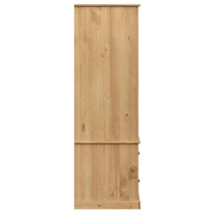 Kiefer Kleiderschrank Massivholz 90x170 cm