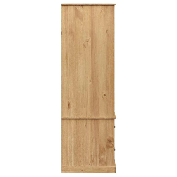 Kiefer Kleiderschrank Massivholz 90x170 cm