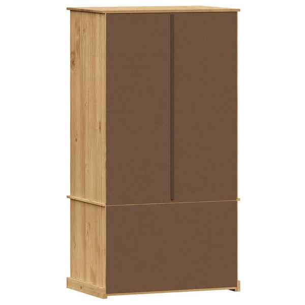Kiefer Kleiderschrank Massivholz 90x170 cm