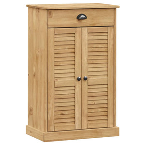 vidaXL Meuble à chaussures VIGO 60x35x96 cm bois de pin massif