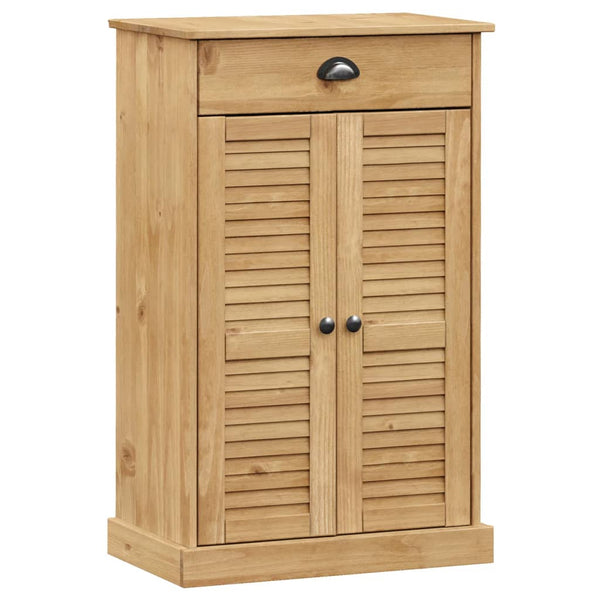 vidaXL Meuble à chaussures VIGO 60x35x96 cm bois de pin massif