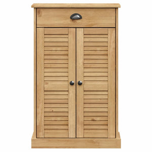 vidaXL Meuble à chaussures VIGO 60x35x96 cm bois de pin massif