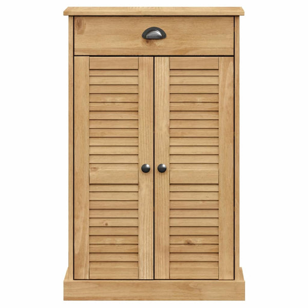 vidaXL Meuble à chaussures VIGO 60x35x96 cm bois de pin massif