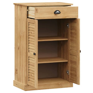 vidaXL Meuble à chaussures VIGO 60x35x96 cm bois de pin massif