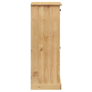 vidaXL Meuble à chaussures VIGO 60x35x96 cm bois de pin massif