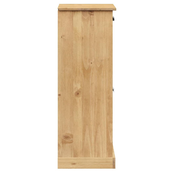 vidaXL Meuble à chaussures VIGO 60x35x96 cm bois de pin massif