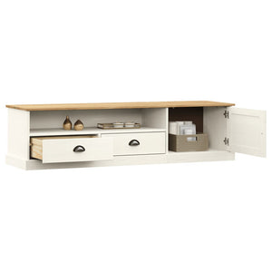 TV-Schrank VIGO Weiß Kiefer Massivholz 156 cm
