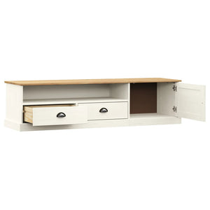 TV-Schrank VIGO Weiß Kiefer Massivholz 156 cm