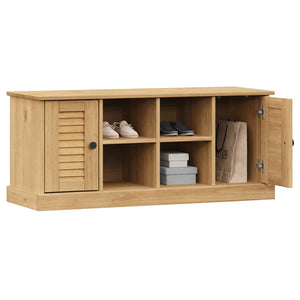 Schuhbank Kiefer Massivholz 106 cm
