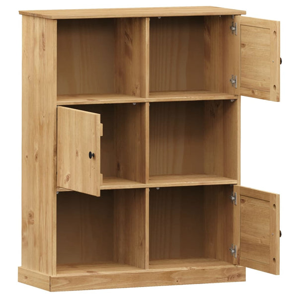 Bücherregal Kiefer Massivholz 90x114,5 cm