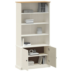 Bücherregal VIGO Weiß Kiefer Massivholz 85x170 cm