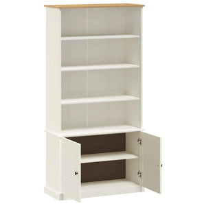Bücherregal VIGO Weiß Kiefer Massivholz 85x170 cm
