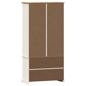 Bücherregal VIGO Weiß Kiefer Massivholz 85x170 cm