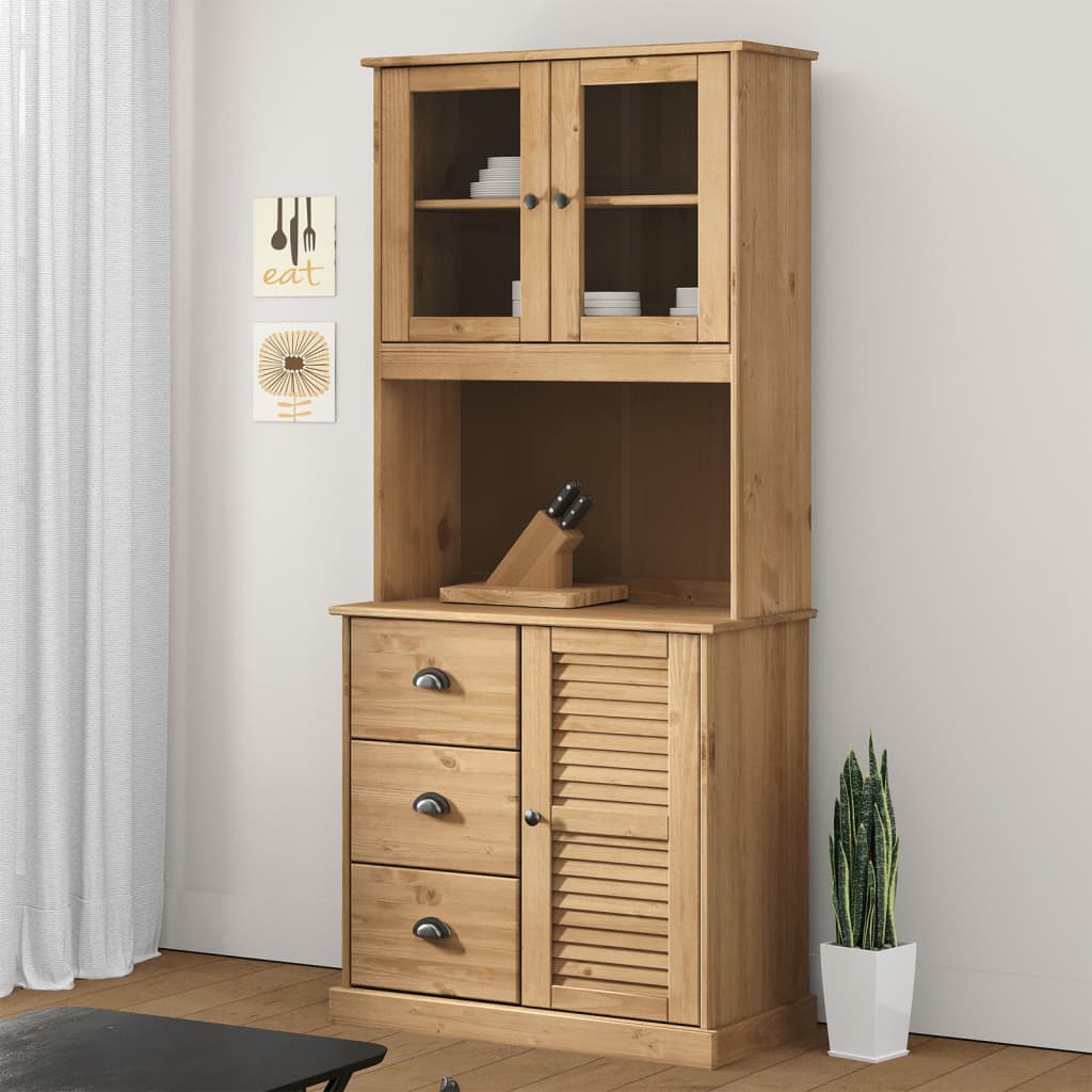 Sideboard Aufsatz VIGO Kiefer Massivholz 78x100cm