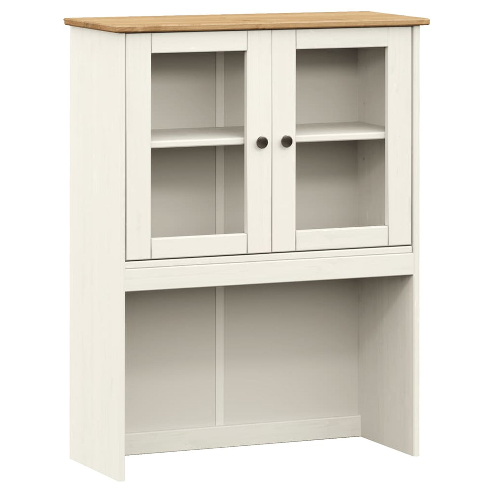 vidaXL Sideboard Top Unit VIGO White 78x30x100 cm Solid Pine Wood