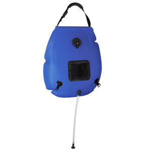 vidaXL Douche de camping bleue 20 L PVC