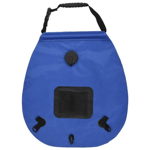 vidaXL Douche de camping bleue 20 L PVC