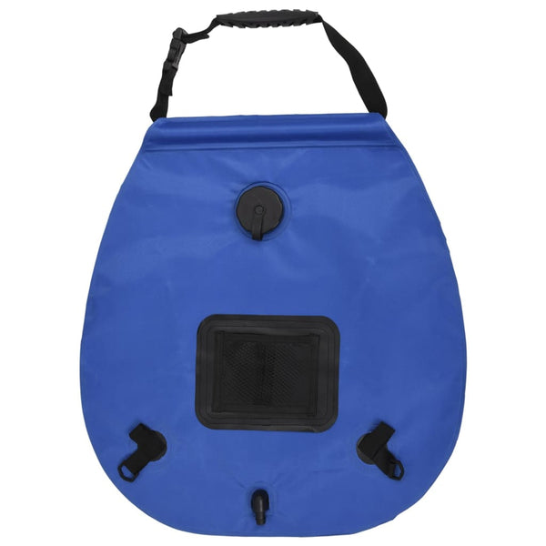 vidaXL Douche de camping bleue 20 L PVC