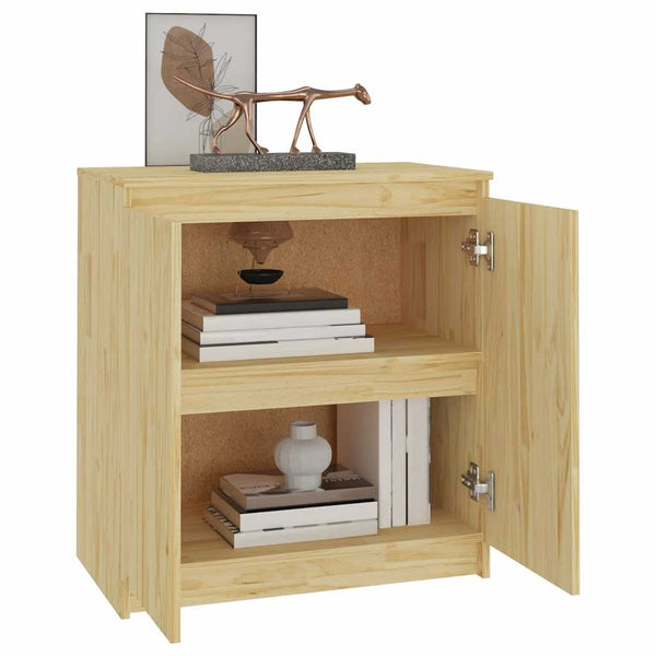 Kiefer Beistellschrank Massivholz 60x65 cm