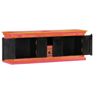 Rosa TV-Schrank Mango Massivholz 110 cm